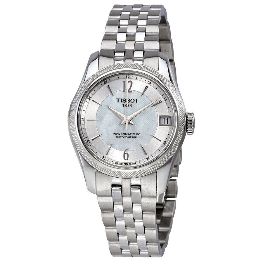 Tissot T-Classic Ballade Automatic Mother of Pearl Dial Ladies Watch T108.208.11.117.00 - Dawson Watches
