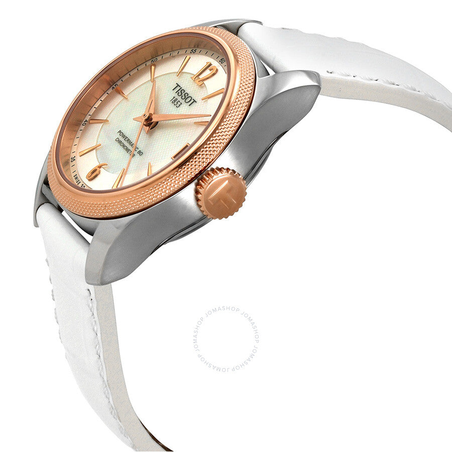 Tissot T-Classic Ballade Automatic Mother of Pearl Dial Ladies Watch T108.208.26.117.00 - Dawson Watches #2