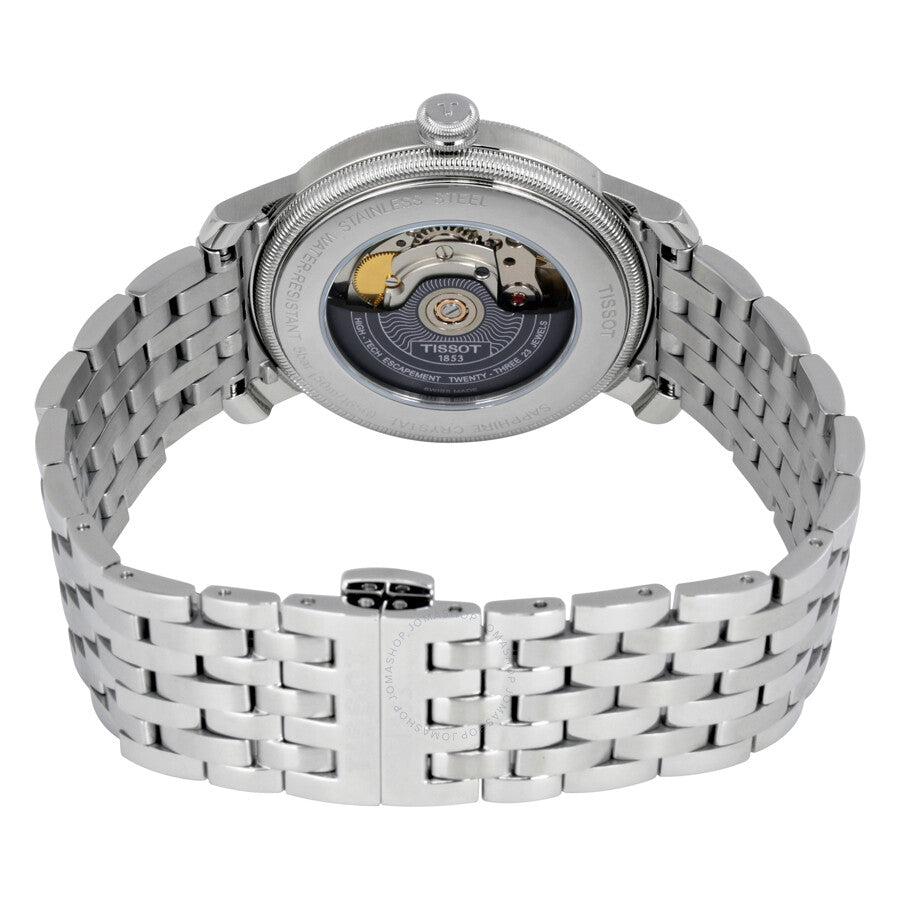 Tissot T-Classic Bridgeport Powermatic 80 Black Dial Men's Watch T0974071105300 - Dawson Watches #3