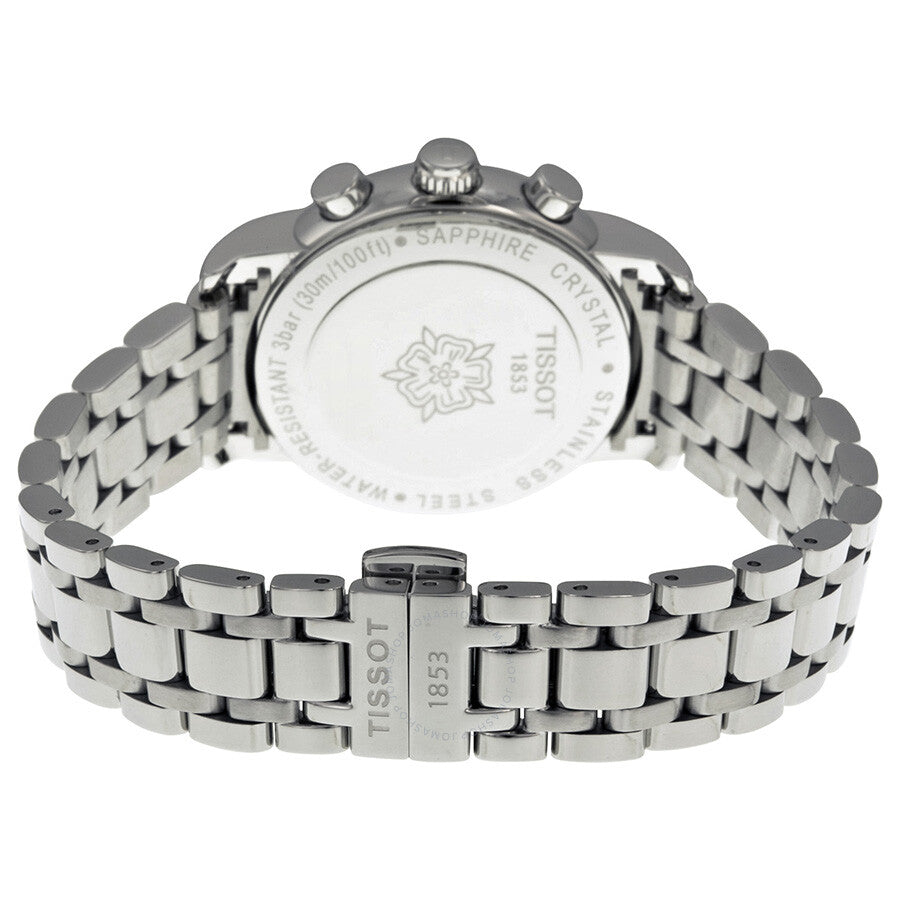 Tissot T Classic Chronograph Mother of Pearl Dial Steel Ladies Watch T0502171111200 - Dawson Watches #3