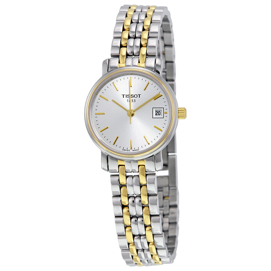Tissot T-Classic Desire Silver Dial Ladies Watch T52228131 - Dawson Watches
