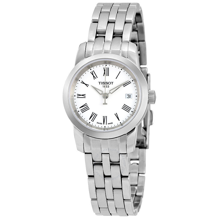 Tissot T-Classic Dream White Dial Ladies Watch T033.210.11.013.00 - Dawson Watches