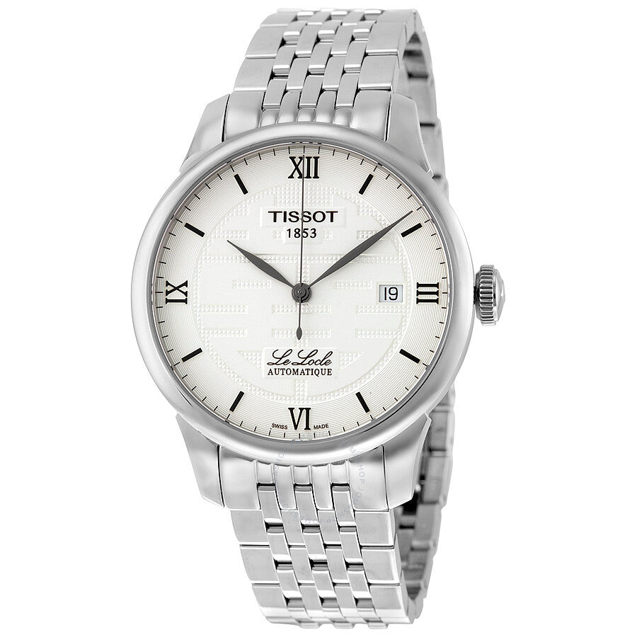 Tissot T-Classic Le Locle Silver Dial Men's Watch T41183350 - Dawson Watches