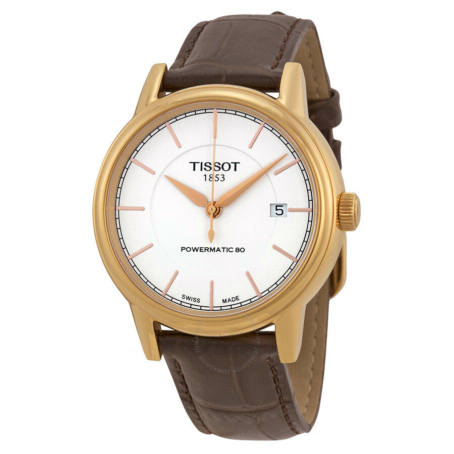 Tissot T-Classic Powermatic White Dial Men's Watch T0854073601100 - Dawson Watches