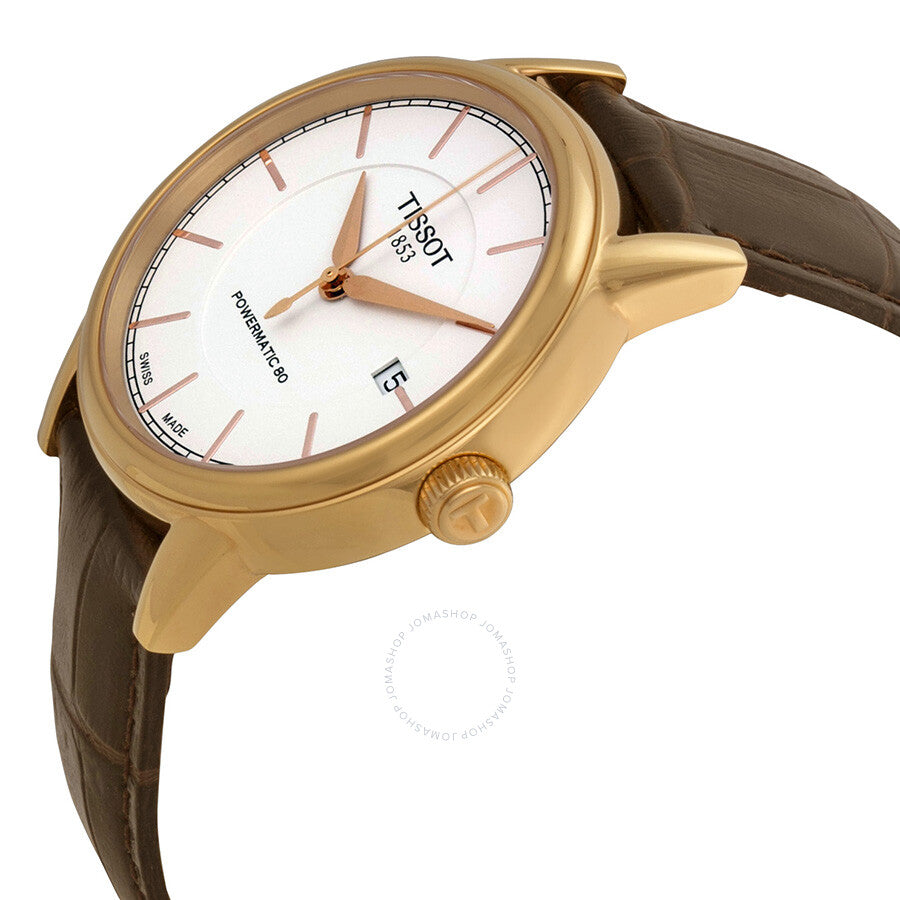 Tissot T-Classic Powermatic White Dial Men's Watch T0854073601100 - Dawson Watches #2