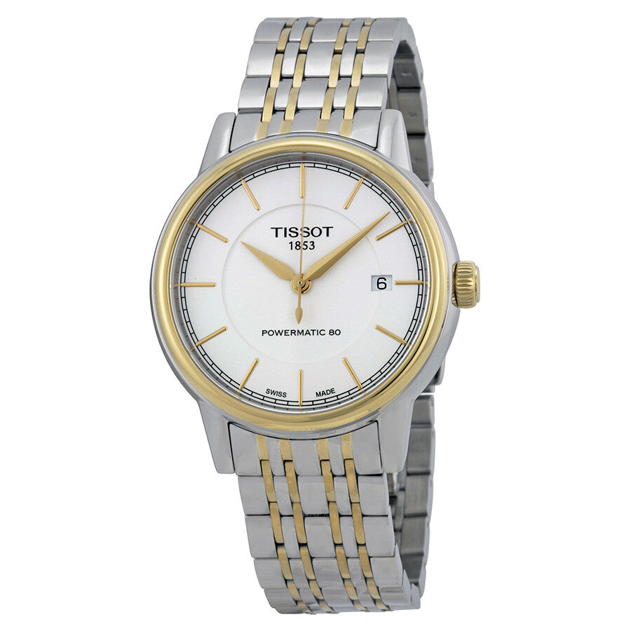 Tissot T-Classic Powermatic White Dial Men's Watch T0854072201100 - Dawson Watches