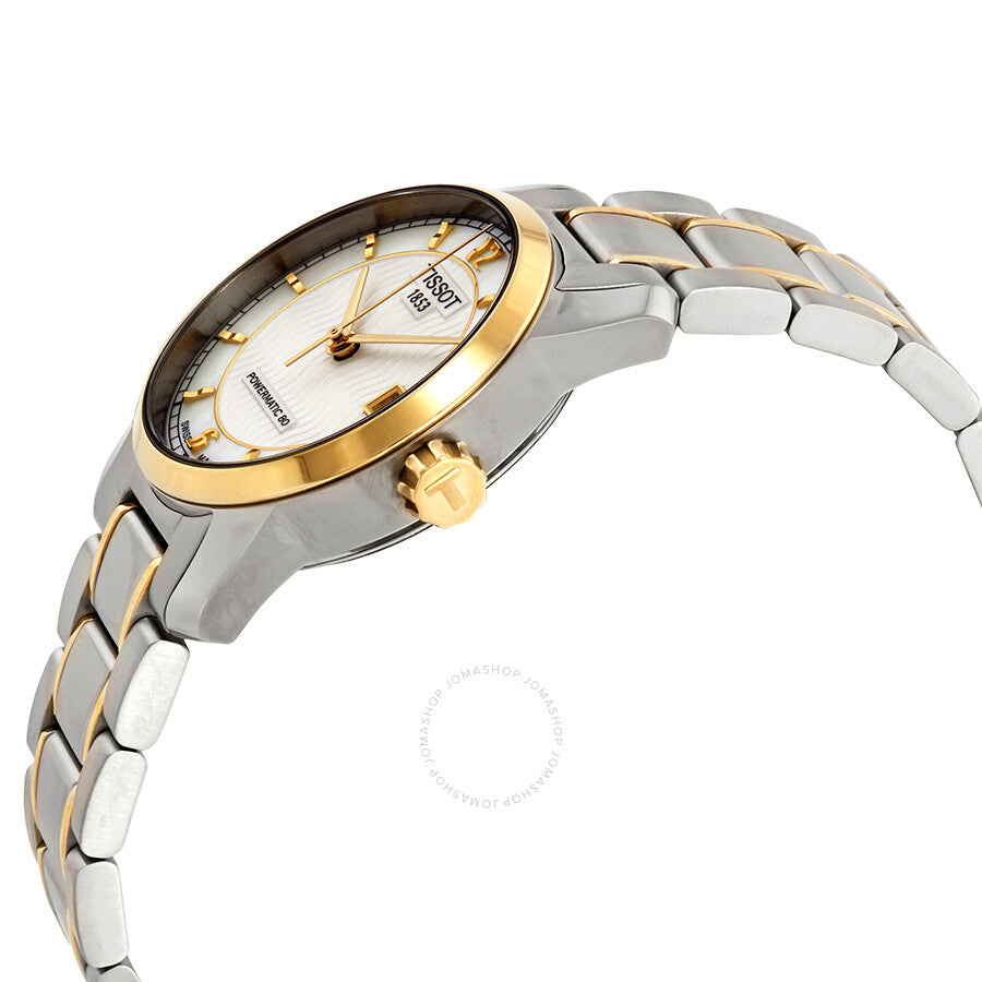 Tissot T-Classic Titanium Automatic Mother of Pearl Dial Ladies Watch T0872075511700 - Dawson Watches #2