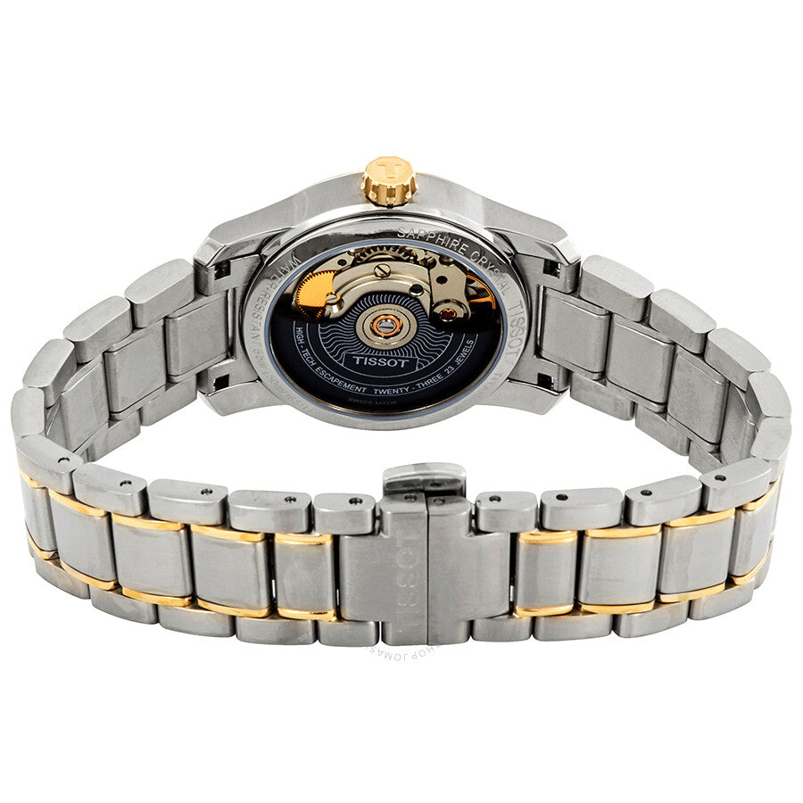 Tissot T-Classic Titanium Automatic Mother of Pearl Dial Ladies Watch T0872075511700 - Dawson Watches #3