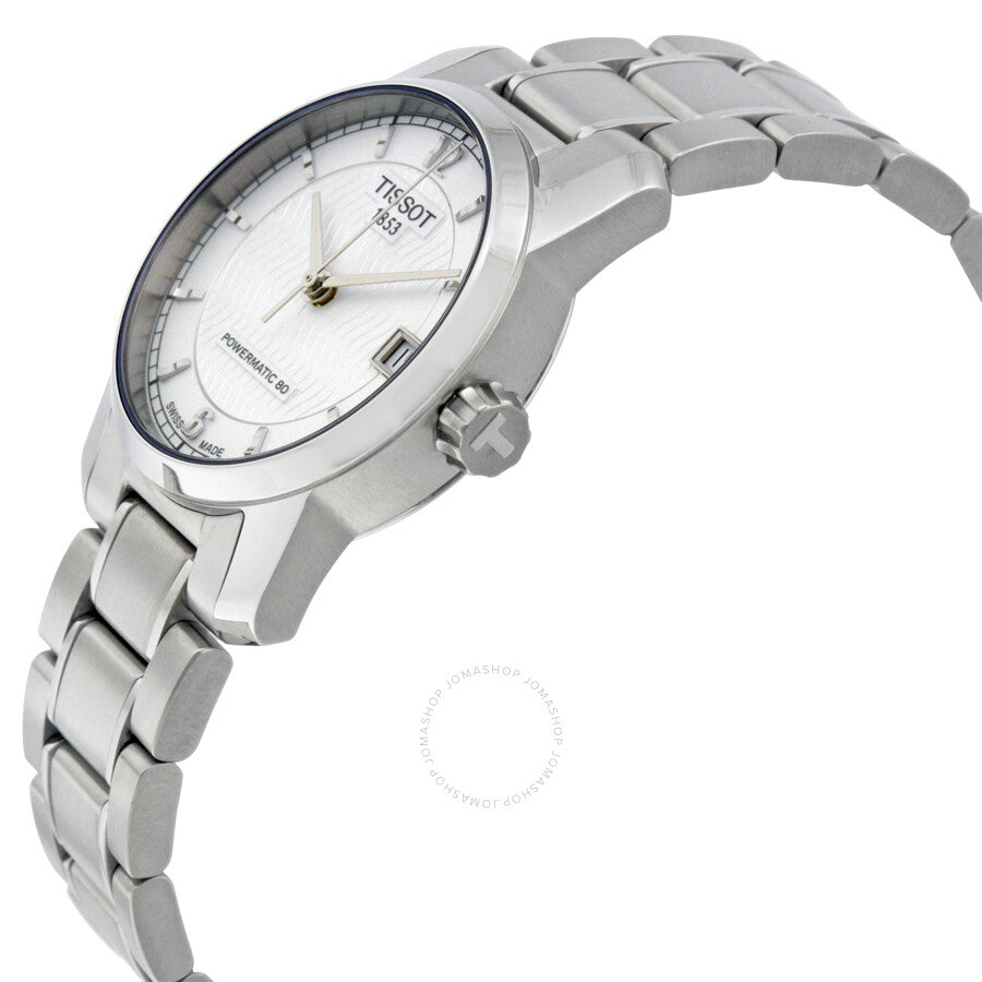 Tissot T-Classic Titanium Automatic Silver Dial Ladies Watch T0872074403700 - The Watches Men & Co #2