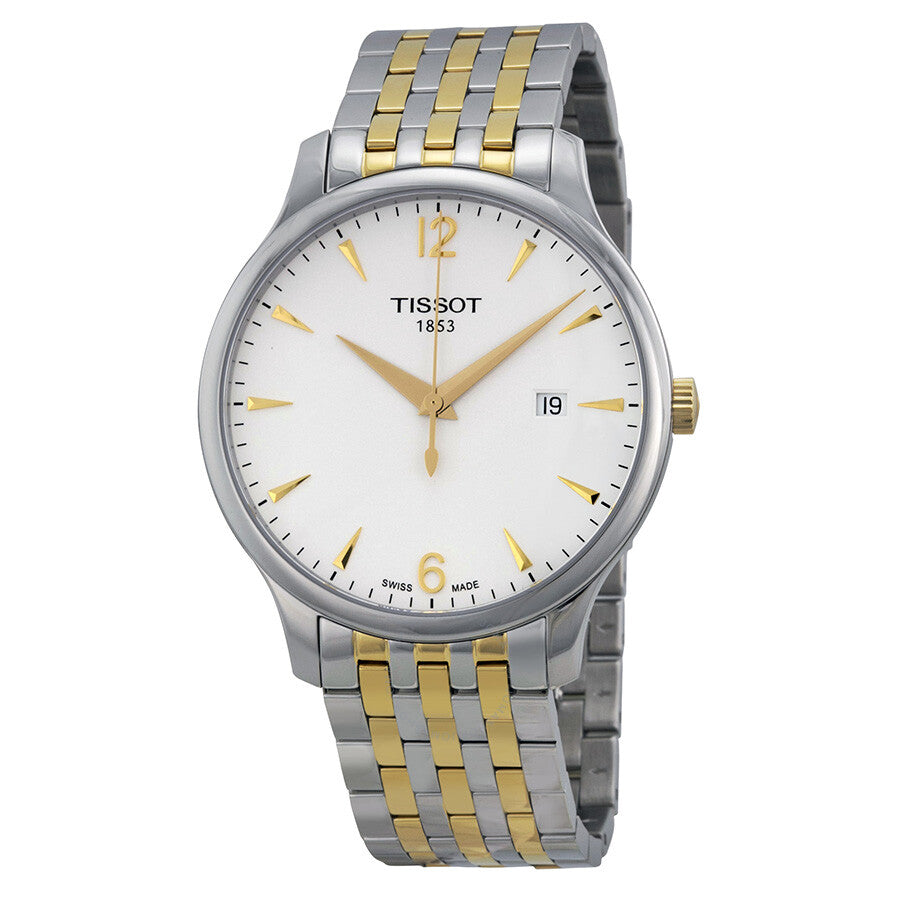 Tissot T-Classic Tradition White Dial Men's Watch T0636102203700 - Dawson Watches
