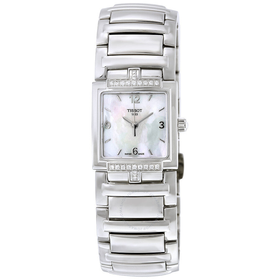 Tissot T-Evocation Mother of Pearl Dial Diamond Ladies Watch T0513106111700 - Dawson Watches