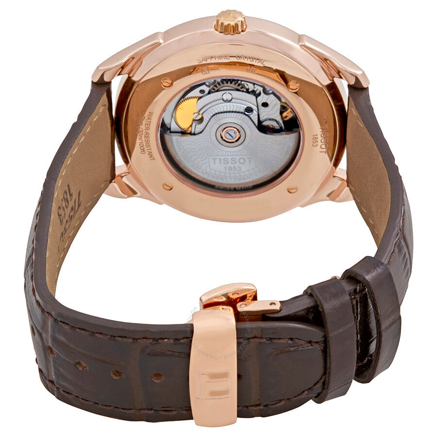 Tissot T-Gold Automatic 18kt Rose Gold Men's Watch T920.407.76.038.00 - Dawson Watches #3