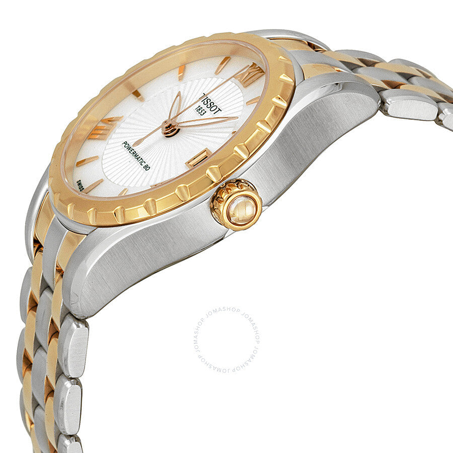 Tissot T-Lady Powermatic 80 Mother of Pearl Dial Ladies Watch T0722072211801 - Dawson Watches #2