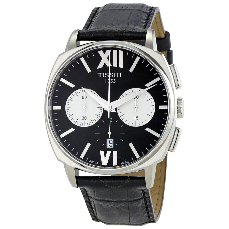 Tissot T-Lord Automatic Chronograph Black Dial Men's Watch T0595271605800 - Dawson Watches