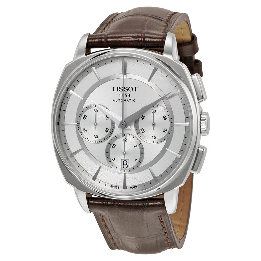 Tissot T-Lord Automatic Chronograph Silver Dial Men's Watch T0595271603100 - Dawson Watches