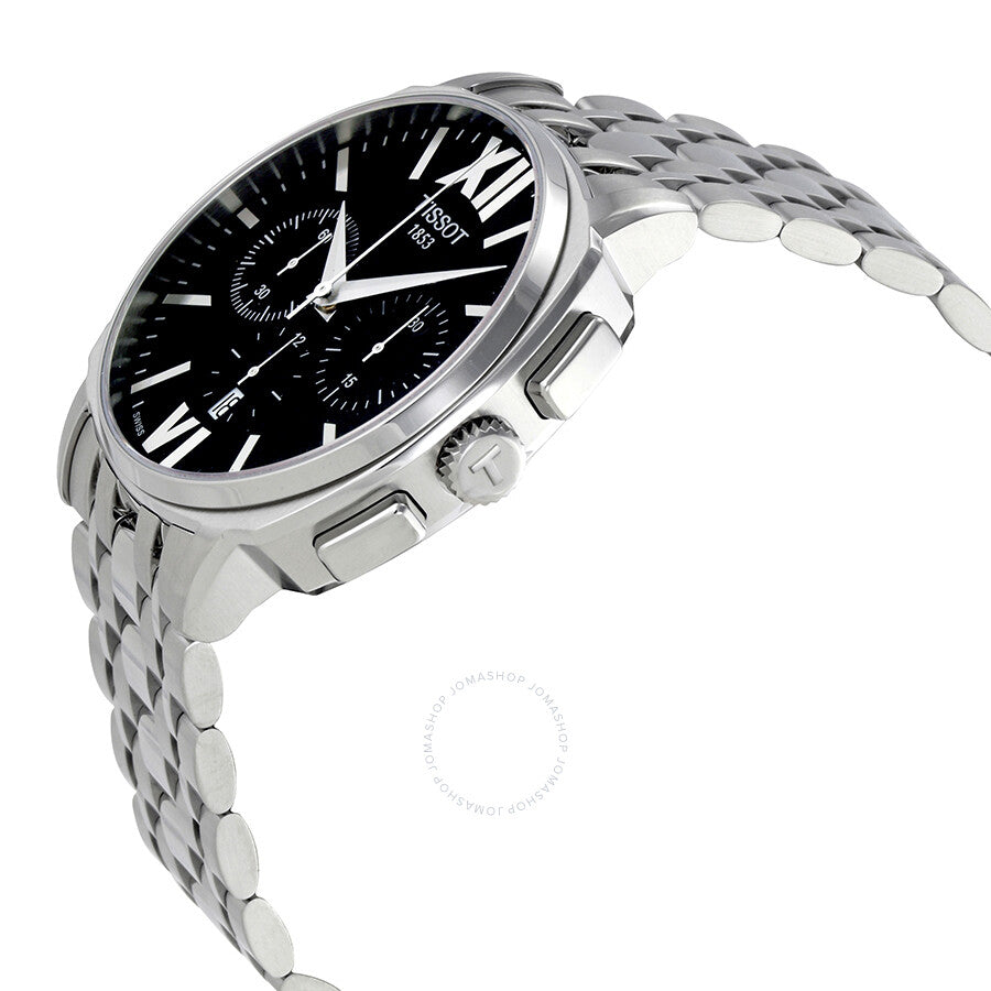 Tissot T-Lord Chronograph Black Dial Men's Watch T0595271105800 - Dawson Watches #2