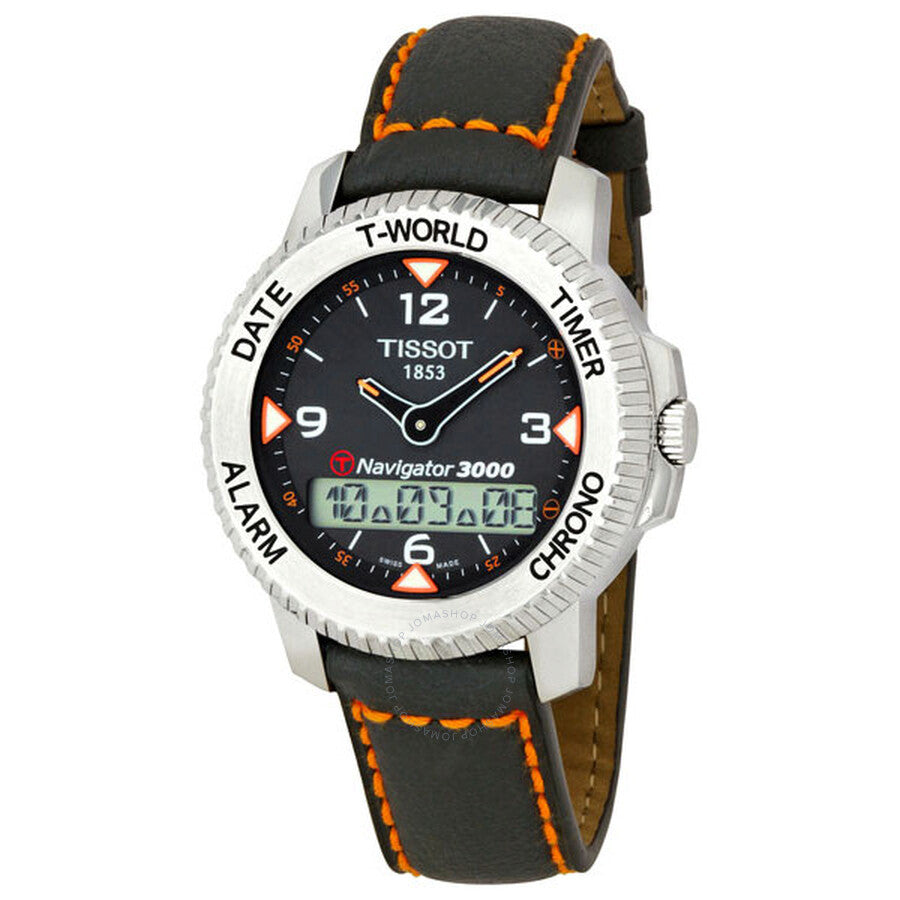 Tissot T-Navigator 3000 Grey Men's Analog-Digital Watch T96.1.478.32 - Dawson Watches