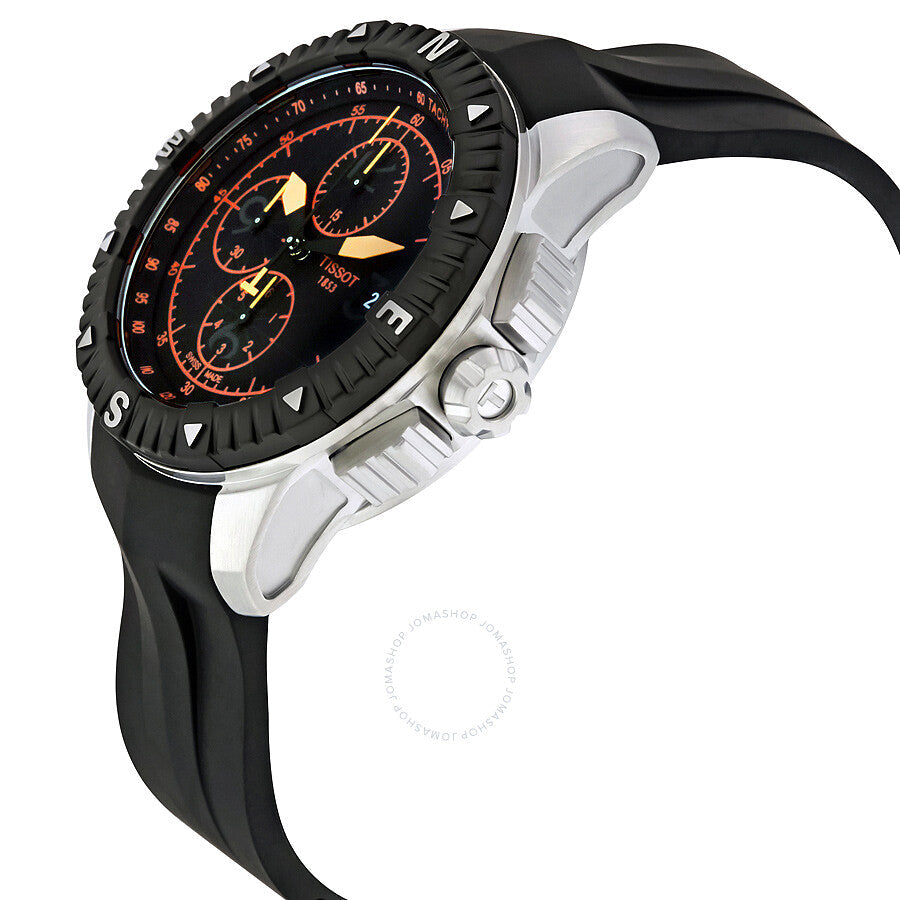 Tissot T-Navigator Automatic Chronograph Black Dial Men's Watch T0624271705701 - Dawson Watches #2