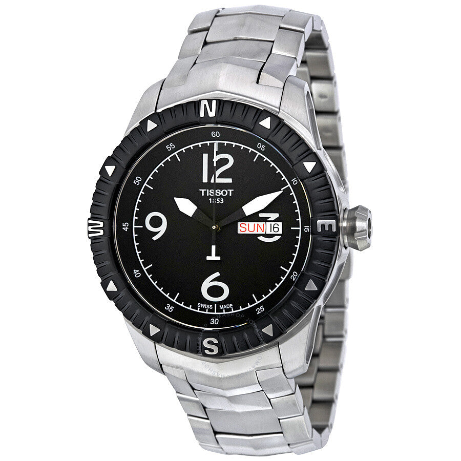 Tissot T-Navigator Automatic Black Dial Men's Watch T0624301105700 - Dawson Watches