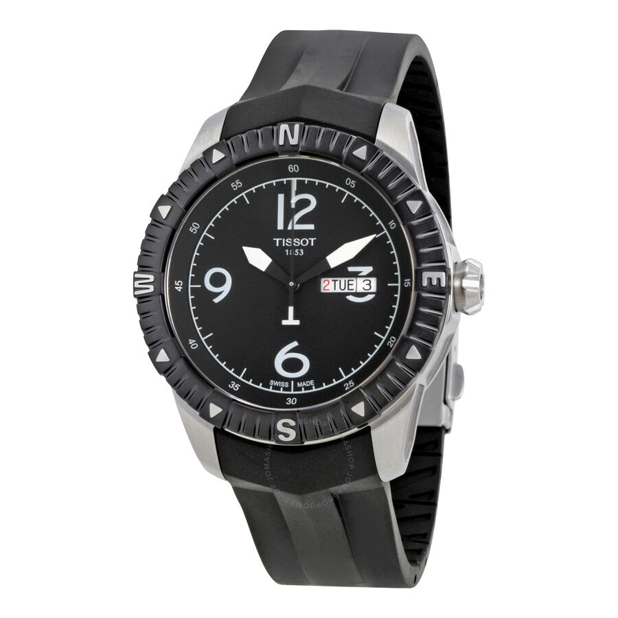 Tissot T-Navigator Automatic Black Dial Men's Watch T0624301705700 - Dawson Watches