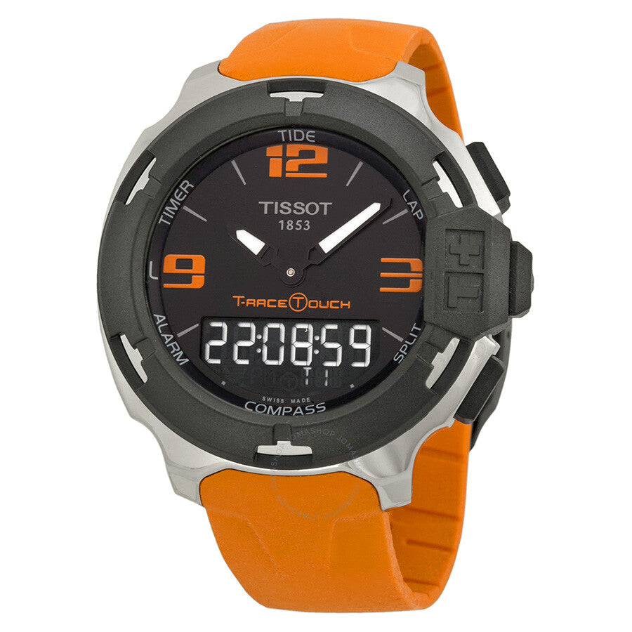 Tissot T-Race Analog Digital Orange Rubber Men's Watch T0814201705702 - Dawson Watches
