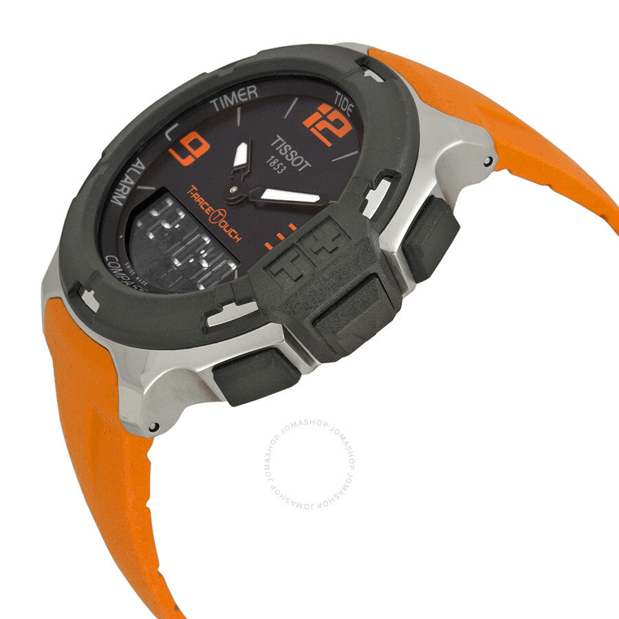 Tissot T-Race Analog Digital Orange Rubber Men's Watch T0814201705702 - Dawson Watches #2