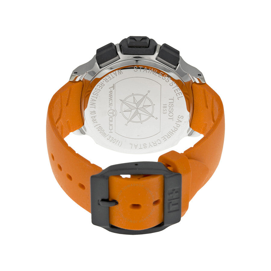Tissot T-Race Analog Digital Orange Rubber Men's Watch T0814201705702 - Dawson Watches #3