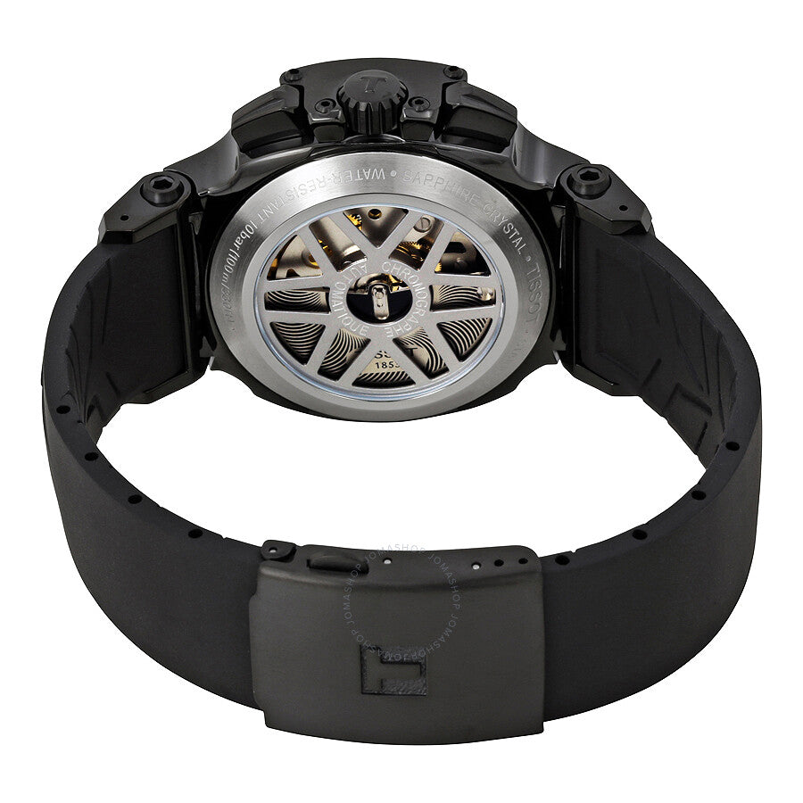 Tissot T-Race Black Dial Chronograph Automatic Black Rubber Men's Watch T048.427.37.057.00 - Dawson Watches #3
