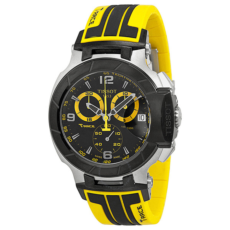 Tissot T-Race Chronograph Black Dial Men's Watch T0484172705711 - Dawson Watches