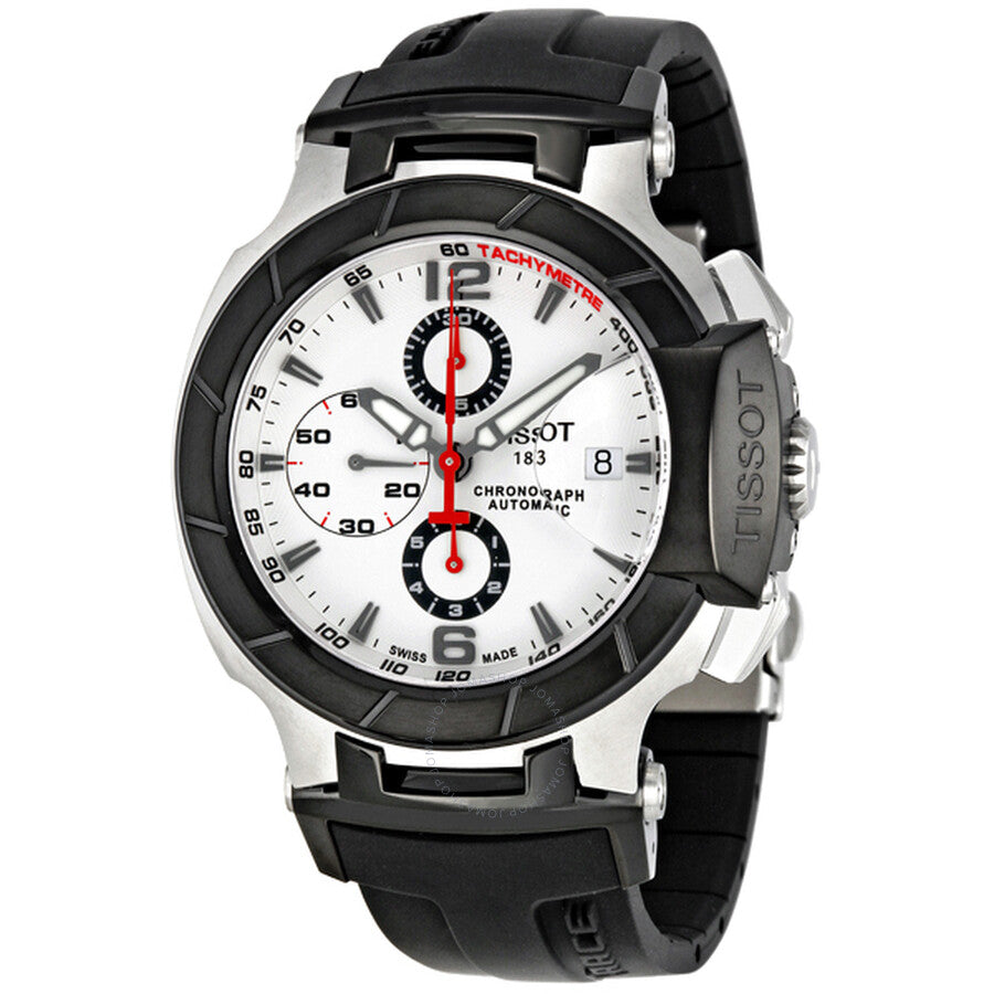 Tissot T Race Chronograph Black Rubber Strap Men's Watch T0484272703700 - Dawson Watches