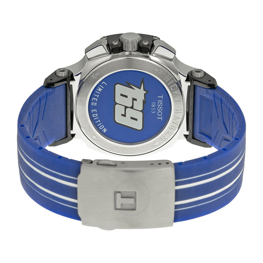 Tissot T Race  Chronograph Blue Dial Men's Watch T0484172704700 - Dawson Watches #3