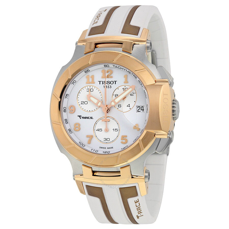 Tissot T-Race Chronograph White Dial Men's Watch T0484172701200 - Dawson Watches