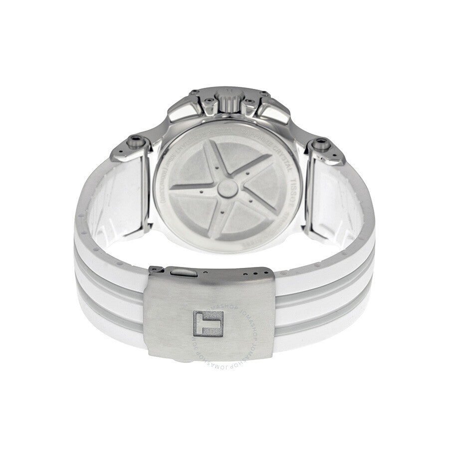 Tissot T-Race Chronograph White Grey Dial Men's Watch T0484171701200 - Dawson Watches #3