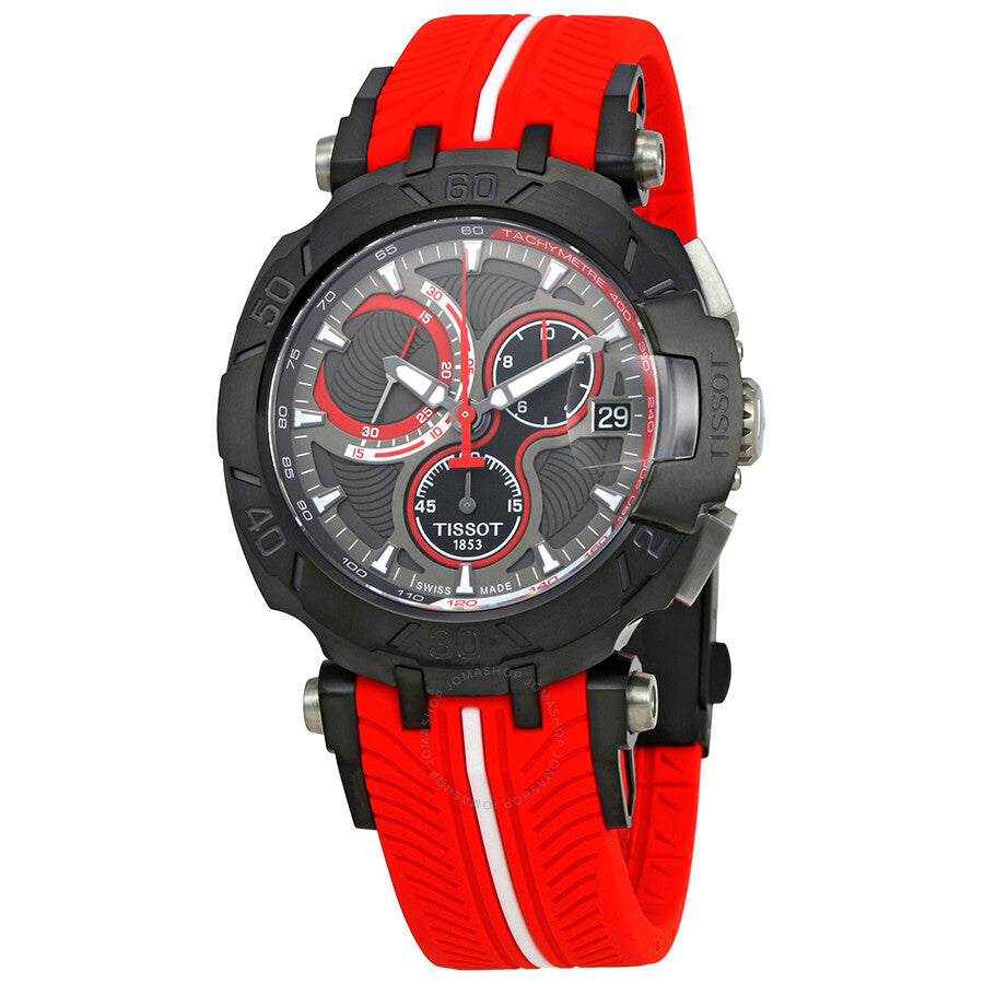 Tissot T-Race Jorge Lorenzo Anthracite Dial Men's Watch T092.417.37.061.02 - Dawson Watches