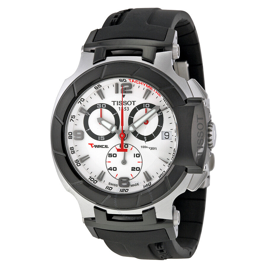 Tissot T-Race White Dial Steel Case Men's Watch T048.417.27.037.00 - Dawson Watches