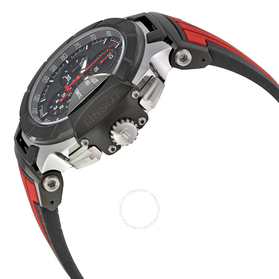 Tissot T-Race Motogp Chronograph Automatic Grey Dial Black and Red Rubber Men's Watch T0484272706100 - Dawson Watches #2