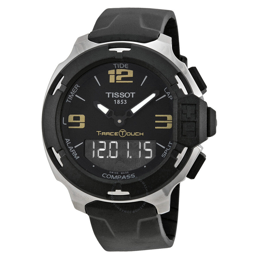Tissot T-Race Touch Analog Digital Dial Black Synthetic Strap Men's Watch T0814201705700 - Dawson Watches