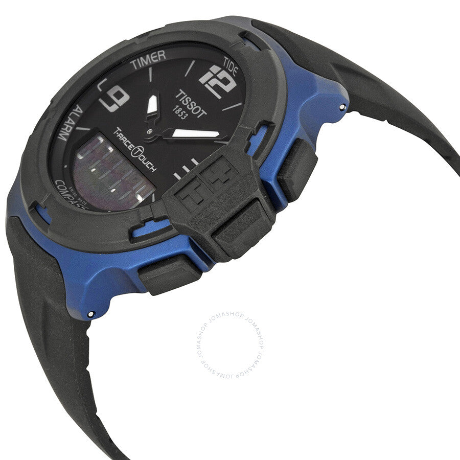 Tissot T-Race Touch Black Dial Black Rubber Men's Watch T0814209705700 - Dawson Watches #2
