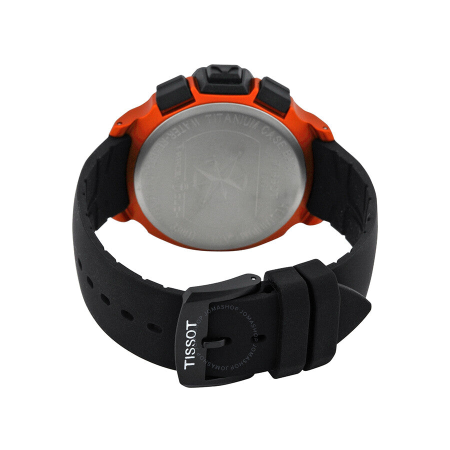 Tissot T-Race Touch Black Dial Orange Rubber Men's Watch T0814209705703 - Dawson Watches