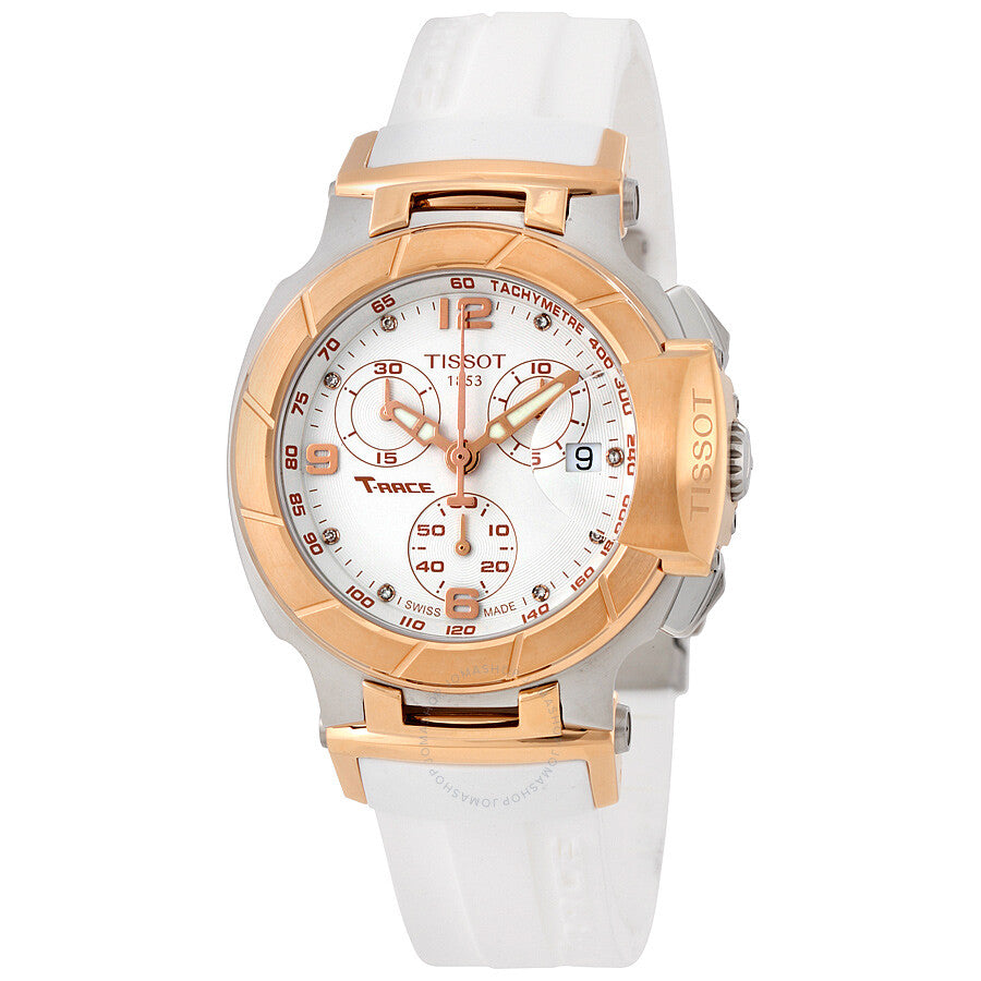 Tissot T-Race White Dial Ladies Watch T048.217.27.016.01 - Dawson Watches