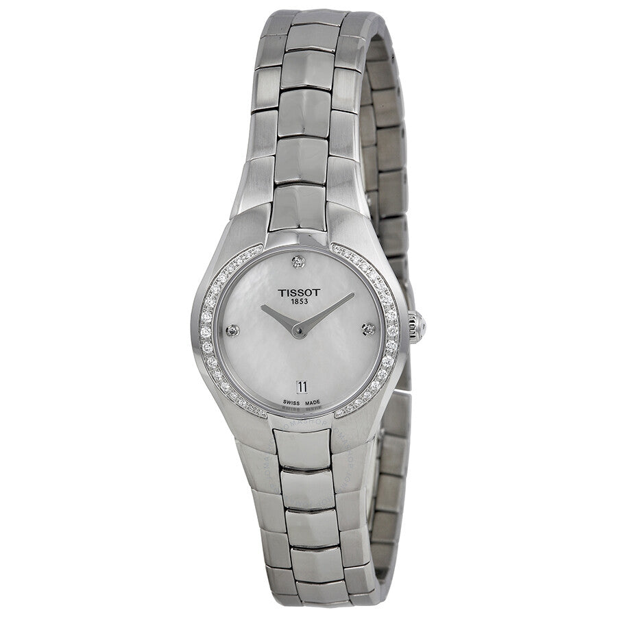 Tissot T-Round Cream Dial Stainless Steel Ladies Watch T0960096111600 - Dawson Watches