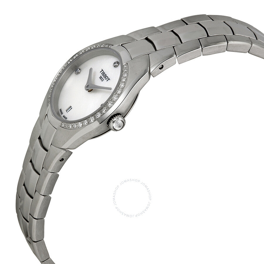 Tissot T-Round Cream Dial Stainless Steel Ladies Watch T0960096111600 - Dawson Watches #2