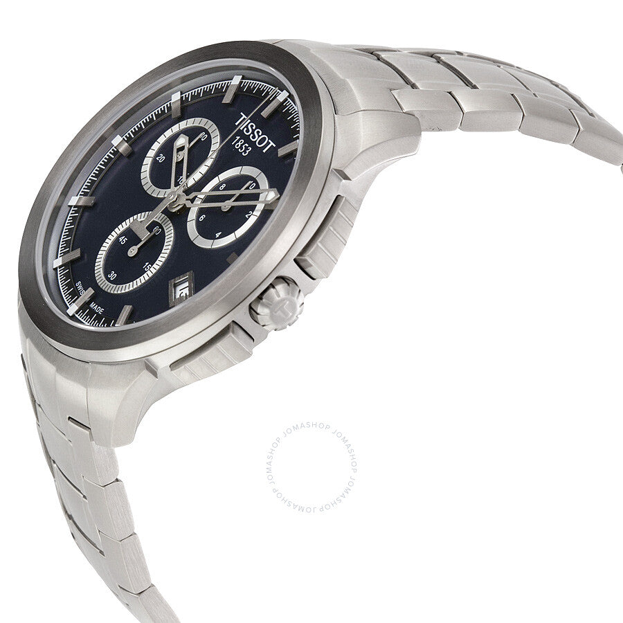 Tissot T-Sport Titanium Chronograph Blue Dial Men's Watch T0694174404100 - Dawson Watches #2