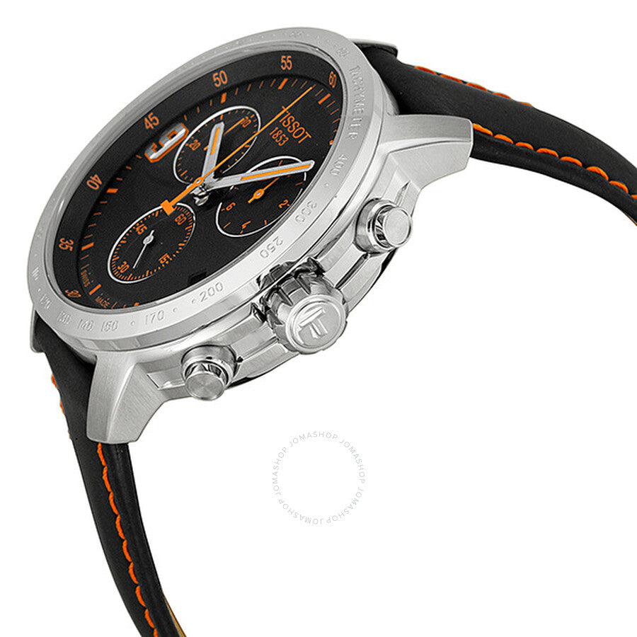 Tissot T-Sport Tony Parker Limited Black Dial Black Leather Men's Watch T0554171605701 - Dawson Watches #2