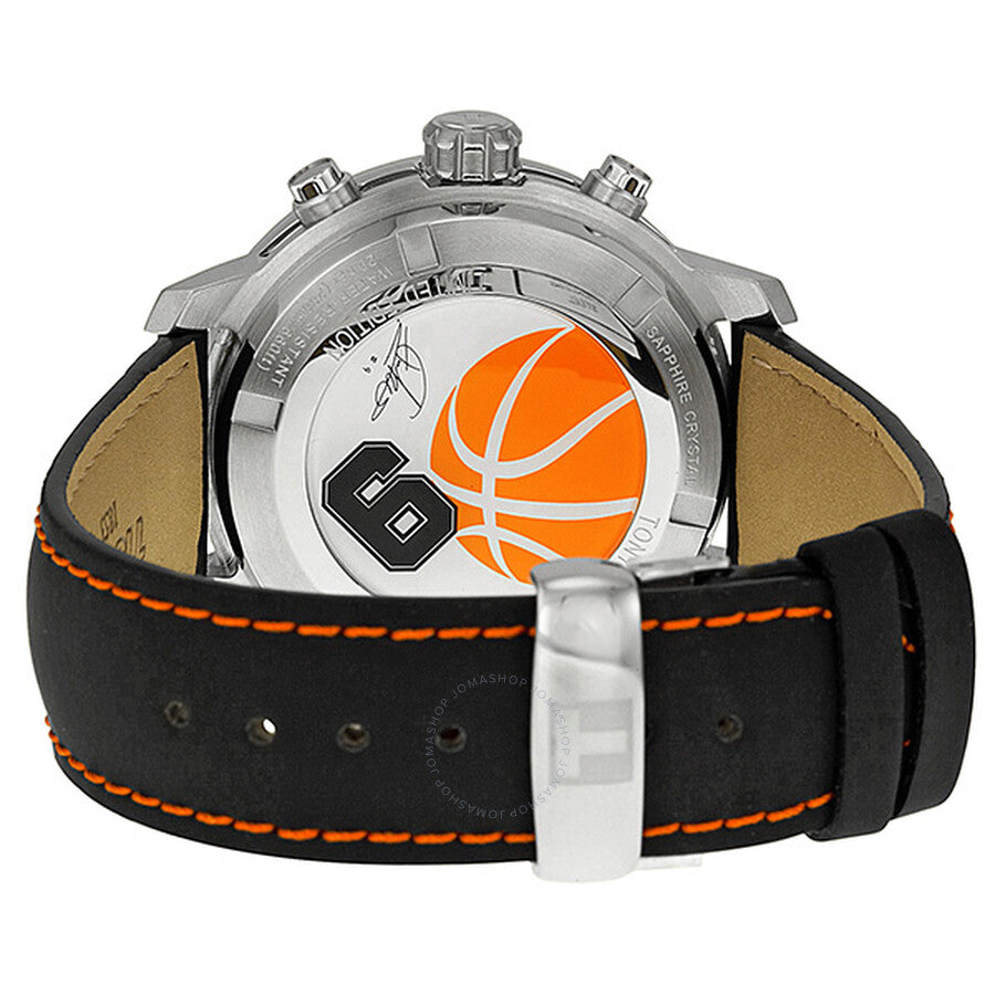 Tissot T-Sport Tony Parker Limited Black Dial Black Leather Men's Watch T0554171605701 - Dawson Watches #3