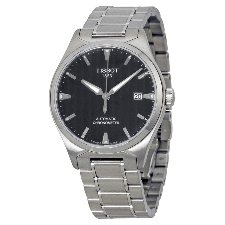 Tissot T-Tempo Automatic Black Dial Stainless Steel Men's Watch T0604081105100 - Dawson Watches