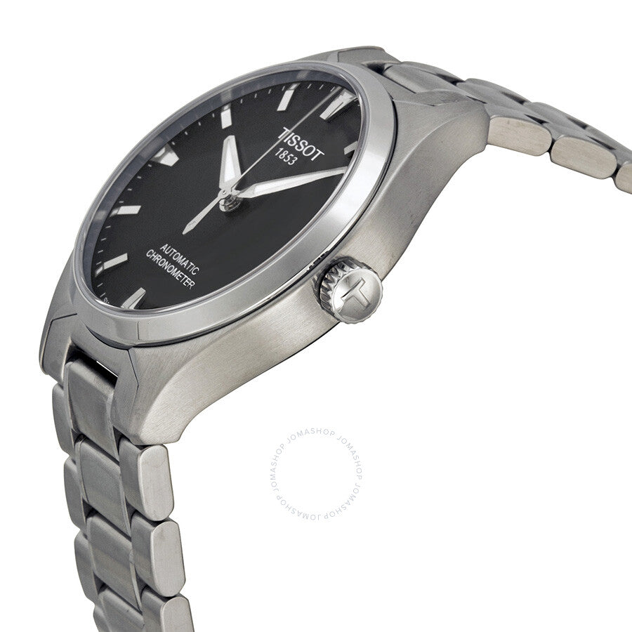 Tissot T-Tempo Automatic Black Dial Stainless Steel Men's Watch T0604081105100 - Dawson Watches #2