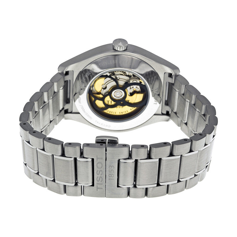 Tissot T-Tempo Automatic Black Dial Stainless Steel Men's Watch T0604081105100 - Dawson Watches #3