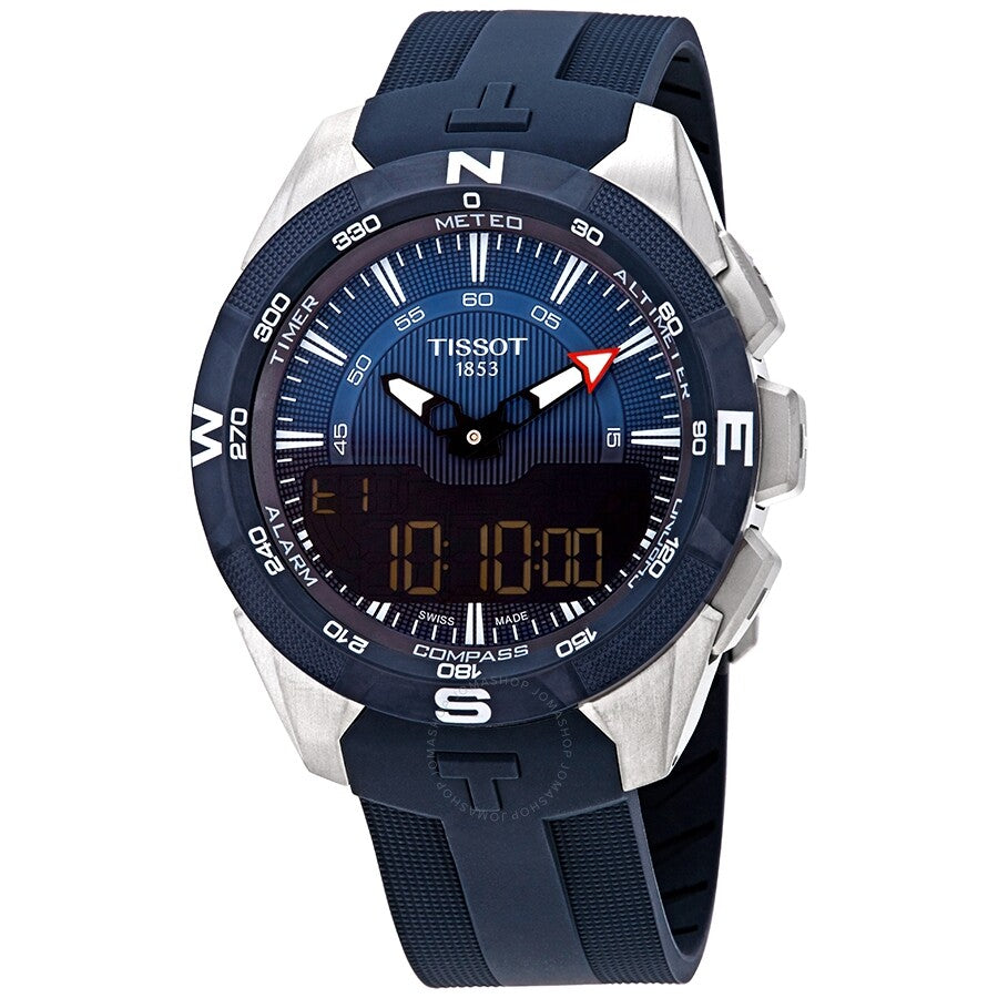 Tissot T-Touch Expert Solar II Blue Dial Men's Analog-Digital Watch T110.420.47.041.00 - Dawson Watches