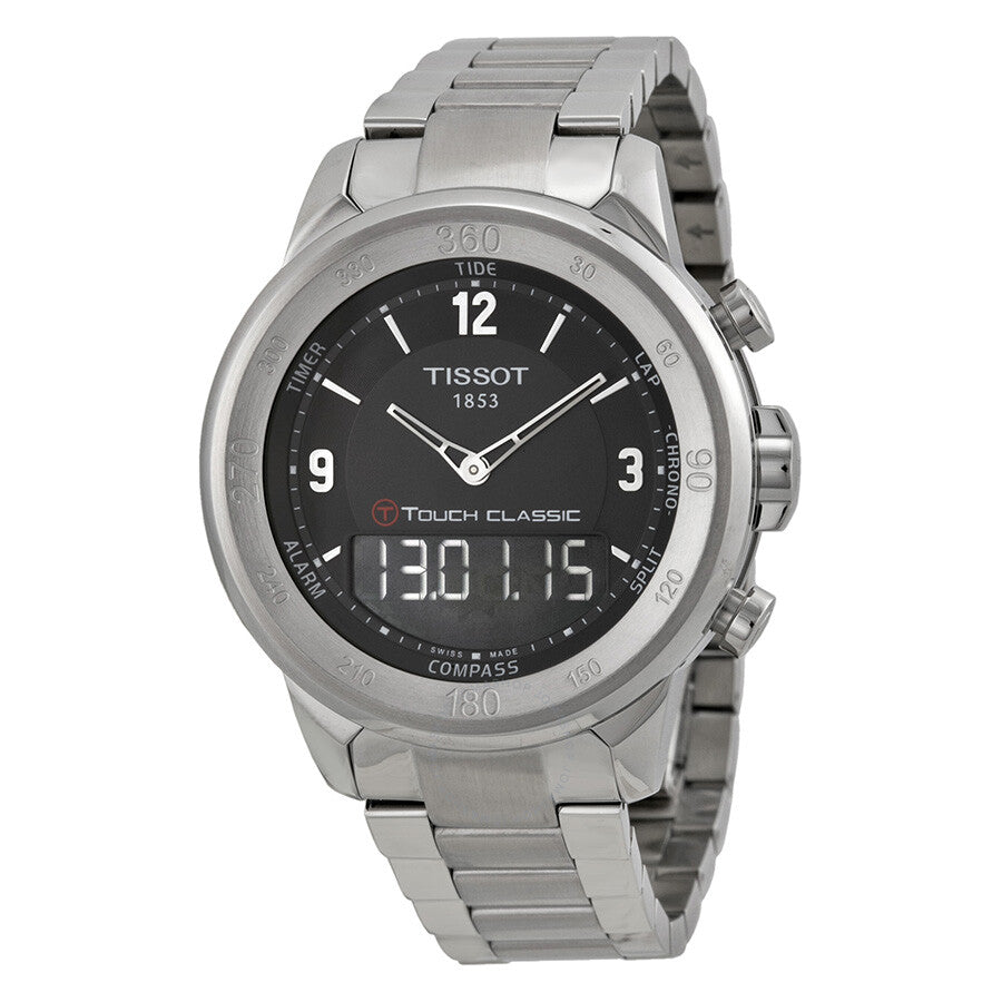Tissot T-Touch Classic Touch Black Dial Men's Watch T0834201105700 - Dawson Watches